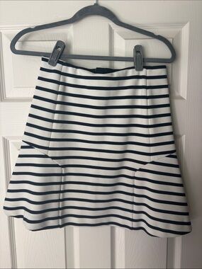 Ann Taylor tulip stripe skirt